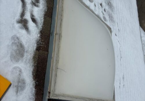 The Process of Replacing a Skylight on an Asphalt Roof