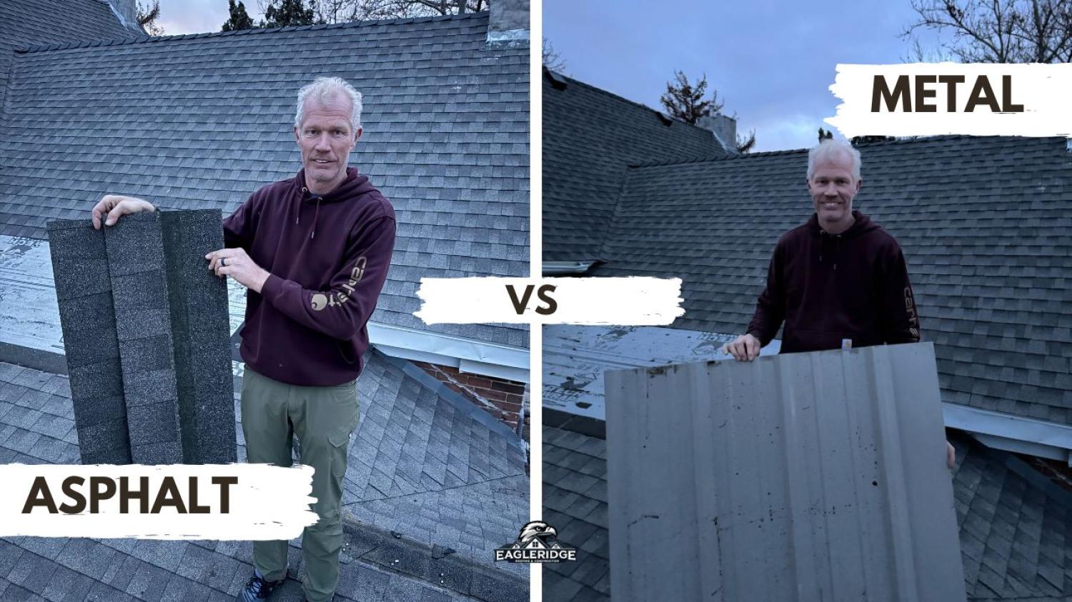Comparing Roofs: Asphalt or Metal – Our Findings