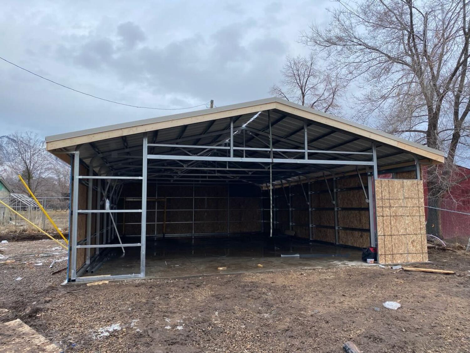 Building a Brand New Garage in Layton, Utah