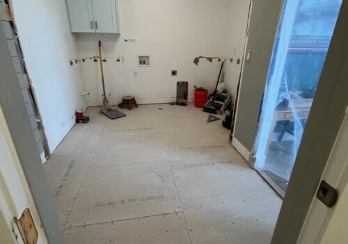Transforming Spaces: Our Tile Removal Project in Kaysville, Utah