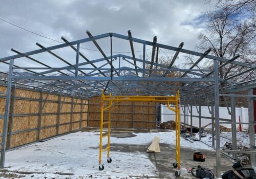 Building a Brand New Garage in Layton, Utah