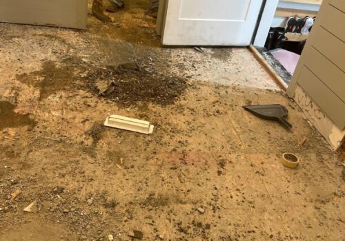 Transforming Spaces: Our Tile Removal Project in Kaysville, Utah