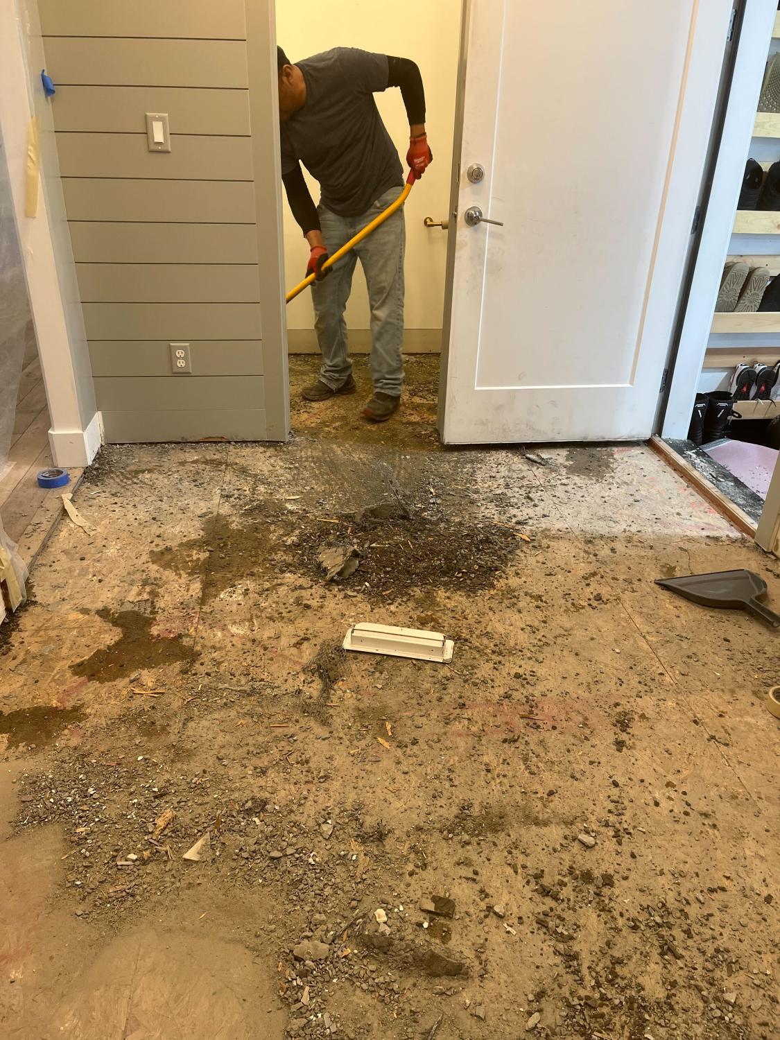 Transforming Spaces: Our Tile Removal Project in Kaysville, Utah