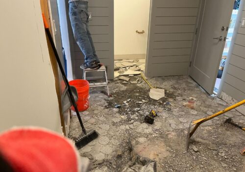 Transforming Spaces: Our Tile Removal Project in Kaysville, Utah