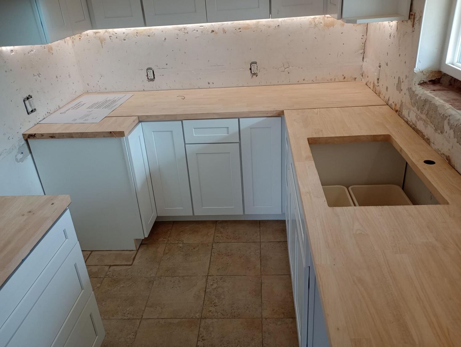 Salt Lake City Kitchen Upgrade: Butcher Block Countertops