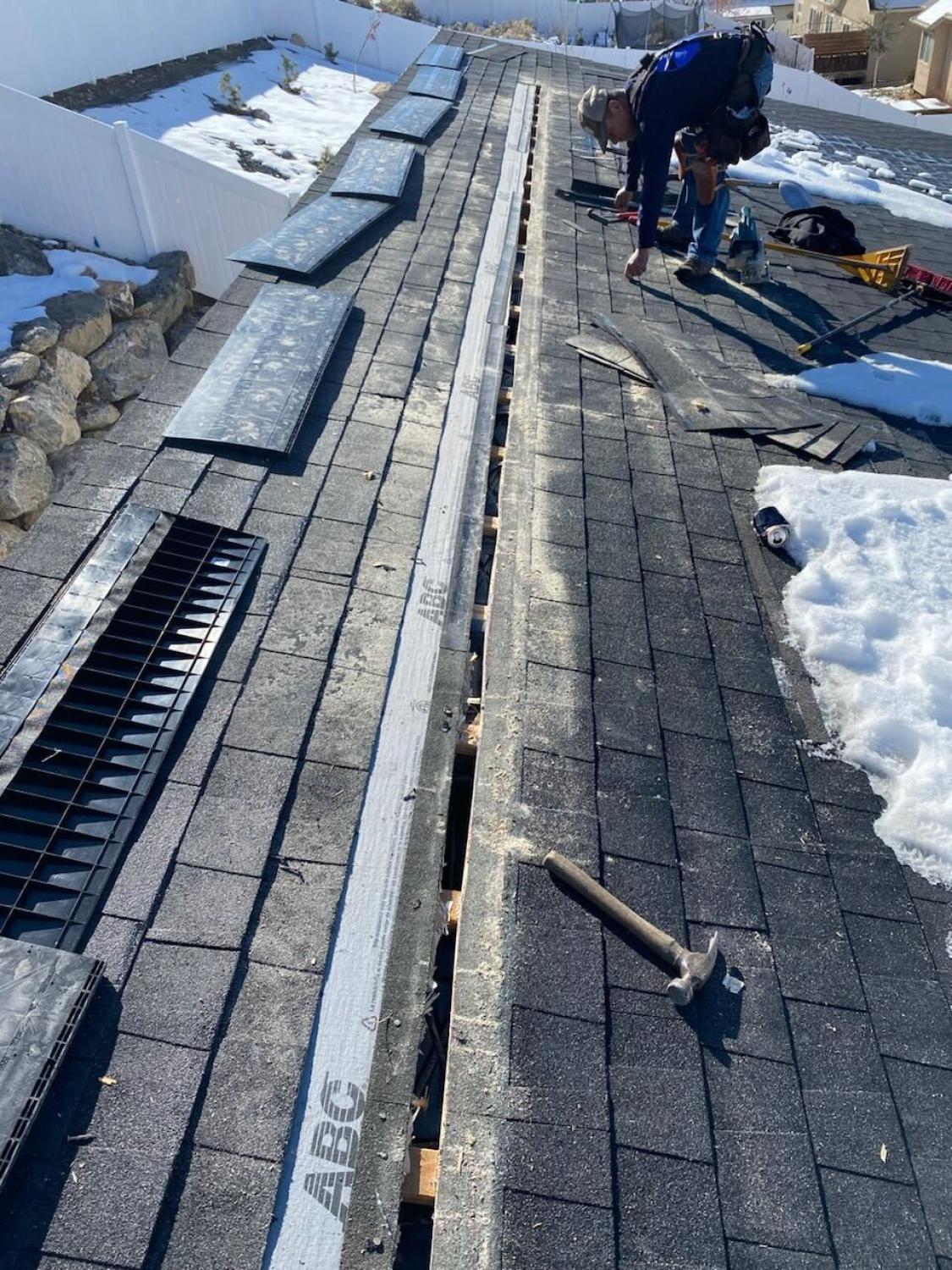 Crater Hills Roof Upgrade: Shingle-Over Vent Installation