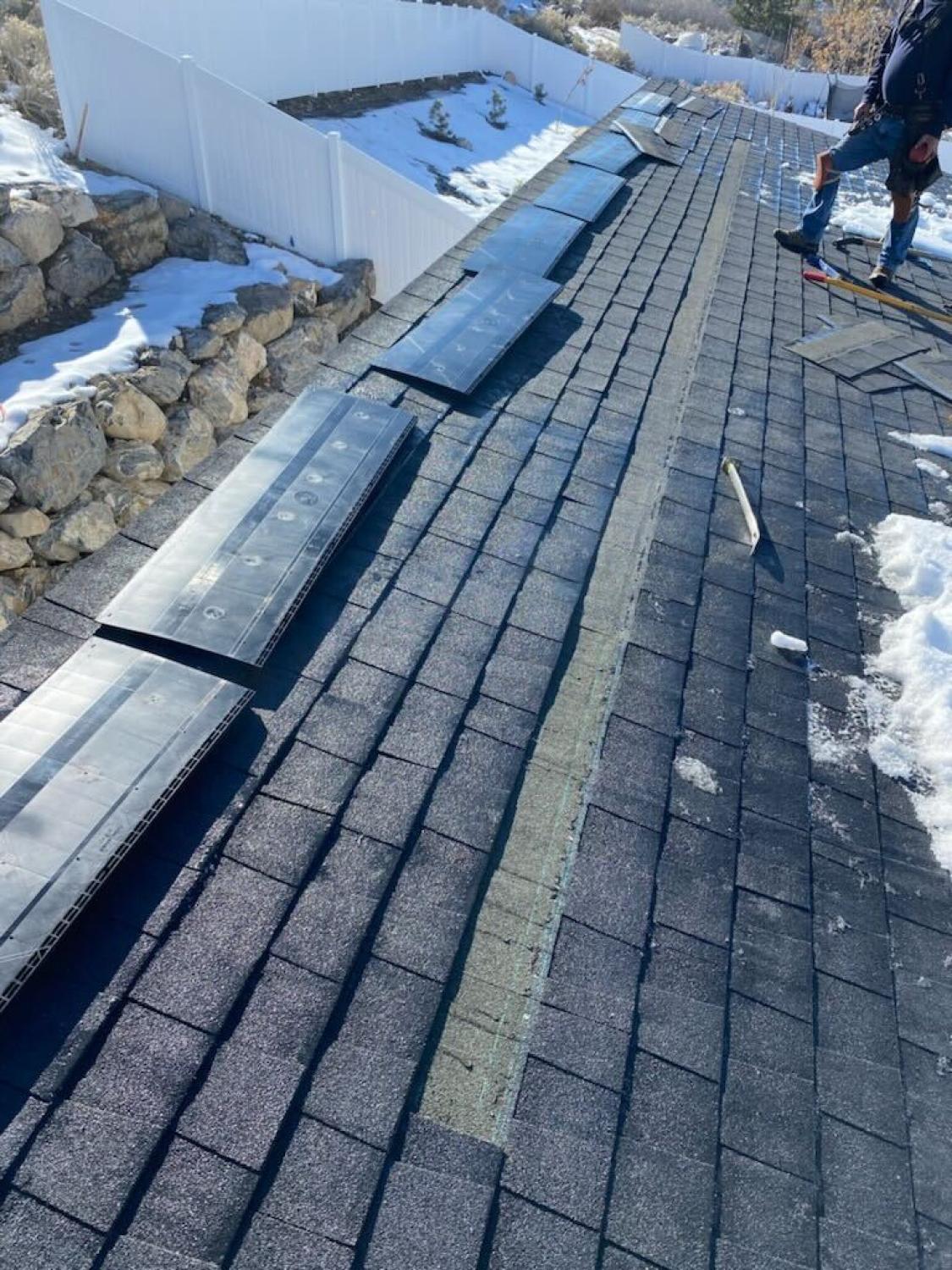 Crater Hills Roof Upgrade: Shingle-Over Vent Installation