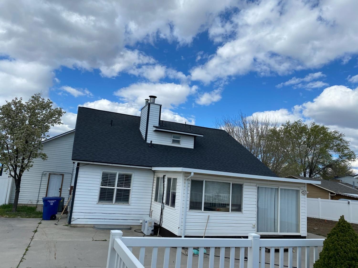 New Roof Installed: West Valley Landmark Moire Black Shingles
