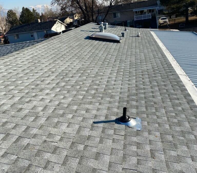 New Roof Installation on Trailer Home in Farr West, Utah