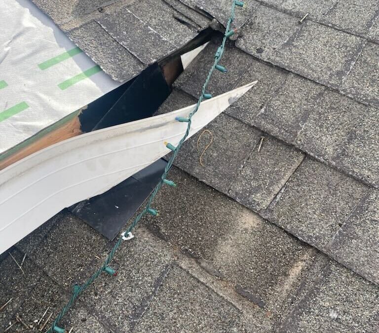 Fascia Tie In on Home in Syracuse, Utah by EagleRidge Roofing and Construction
