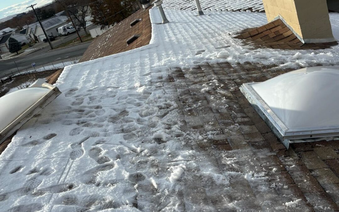 Skylight Roof Repair and Siding Repair in Kaysville, Utah by EagleRidge Roofing and Construction