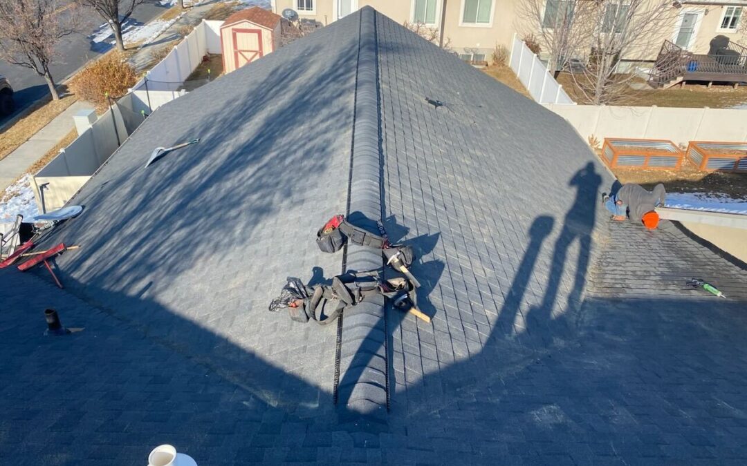 New Roof on Duplex in American Fork, Utah