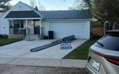 New Metal Roof In Midway, Utah.