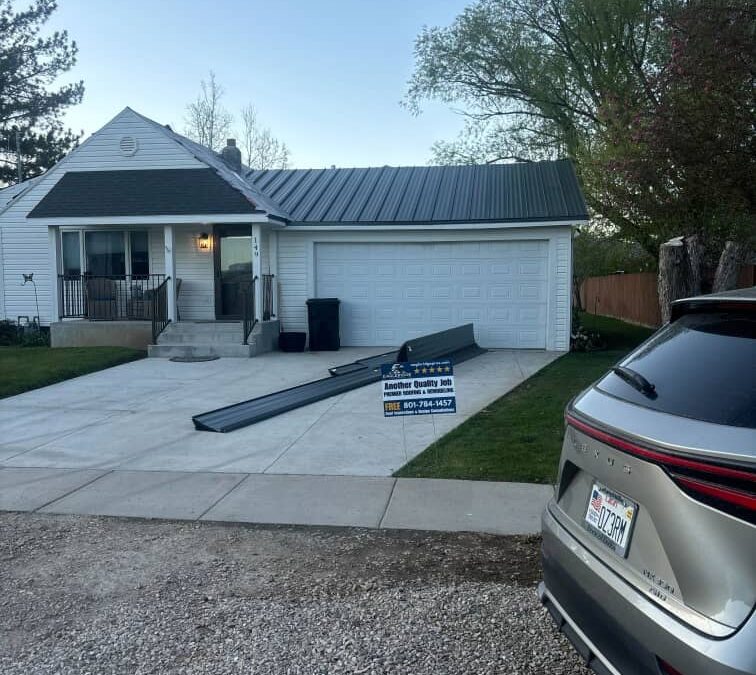 New Metal Roof In Midway, Utah.