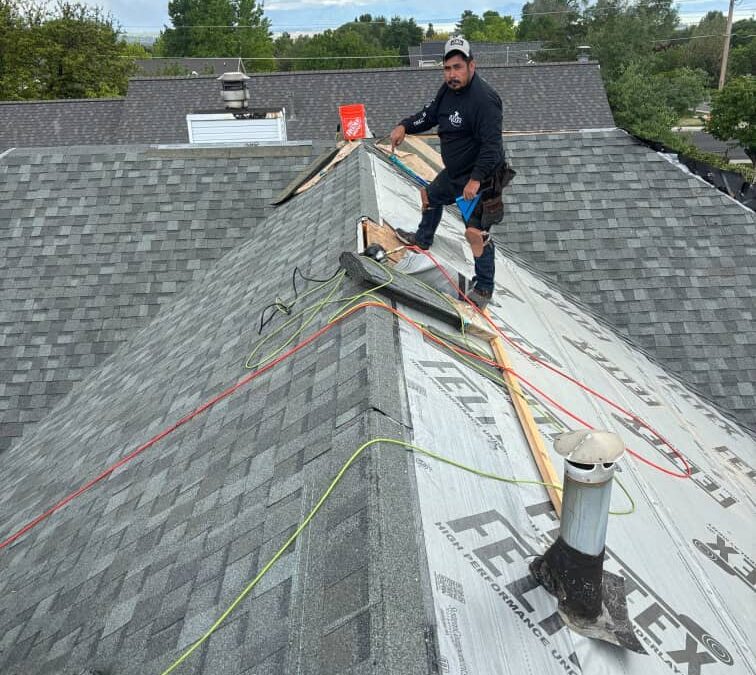 New Roof Installation In Pleasant Grove, Utah.