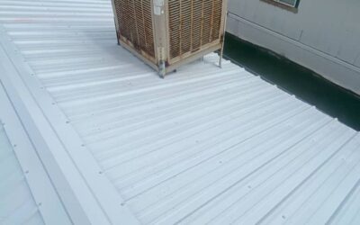 New Metal Roof Installation On Single Wide Trailer In Taylorsville, Utah.