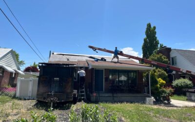 Trusted Roof Upgrade in West Valley, Utah.  CertainTeed Landmark Moire Black Shingles