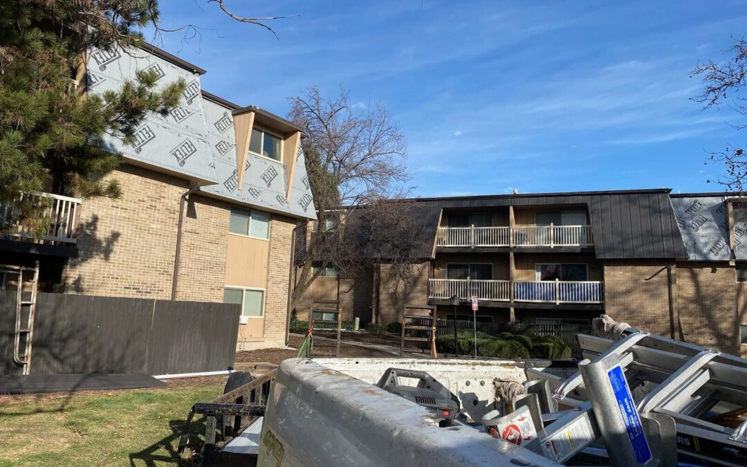 New Metal Roof on Apartment Complex in Salt Lake City, Utah