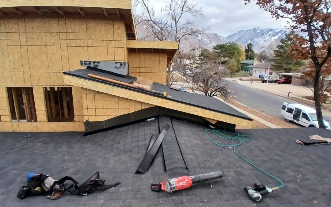New Roof Installation in South Salt Lake City, Utah by EagleRidge Roofing and Construction