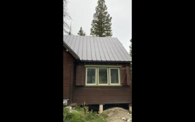 “How we Installed a New Metal Roof on a Cozy Cabin in Brighton”