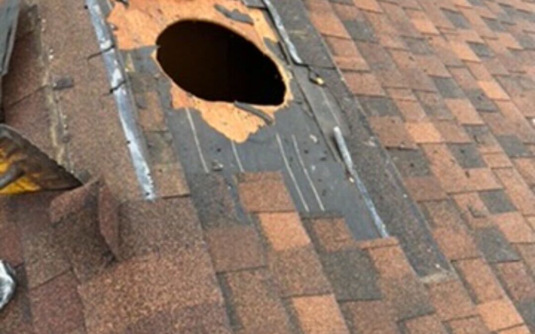 Chimney Stack Removal & Roof Patch – Salt Lake City, UT