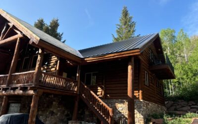 Standing Seam Metal Roof Installation – Oakley Canyon, Utah