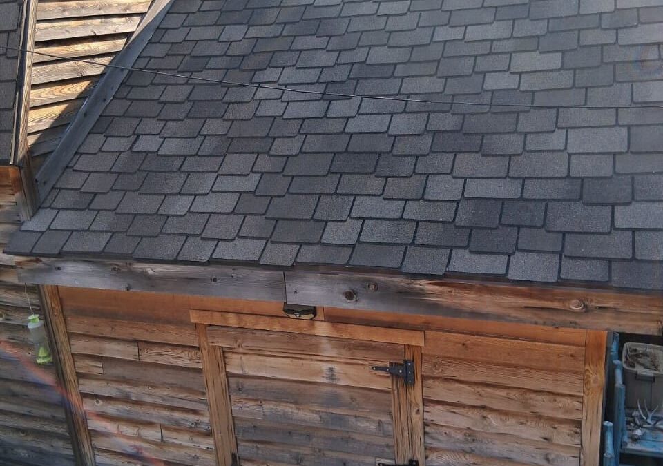 Log Cabin Roof Restoration – Tear-Off, Truss Repair & New Weatherwood Shingles in Ogden Canyon