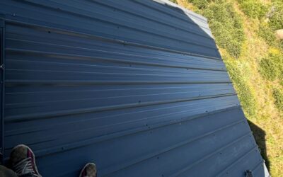 Wind-Damaged Metal Roof Repair – Heber City, Utah