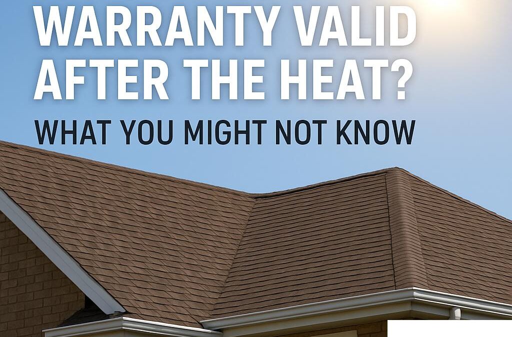 Is Your Roof Warranty Still Valid After the Heat? What You Might Not Know