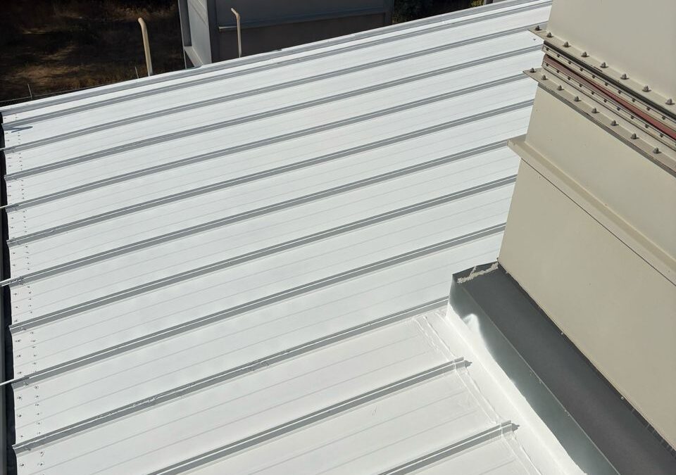 Silicone Roof Coating Over Metal – Murray, Utah