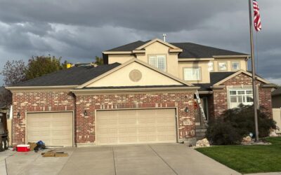 New Roof Installation – CertainTeed Landmark Moire Black in Clinton, Utah