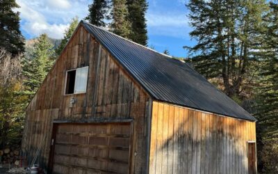 TPO and Metal Roof Replacements Completed in Oakley, Utah for Cabin and Garage