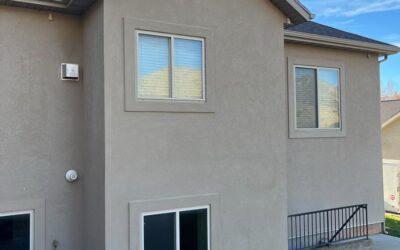 Stucco Repair Completed in Morgan, Utah.