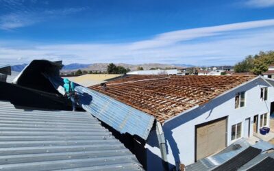 Storm Damage Roof Repair in Lehi, Utah for Diamond Equestrian Barn