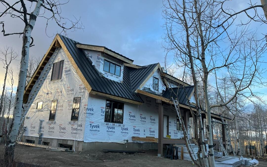 New Standing Seam Metal Roof Installed in Fairview, Utah