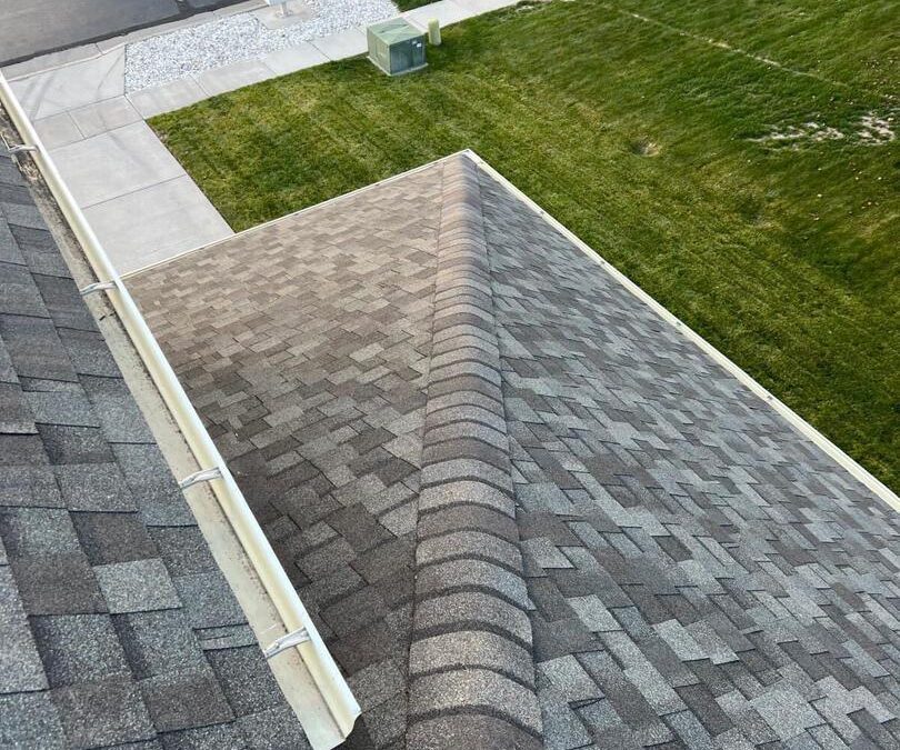 New Roof Installation in Kaysville, Utah Using CertainTeed Landmark Driftwood Shingles