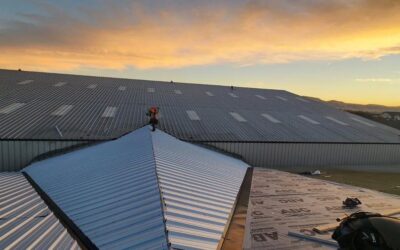 New Metal Roof Installation in Heber City, Utah.