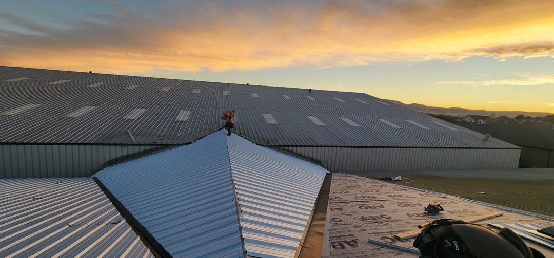 New Metal Roof Installation in Heber City, Utah.