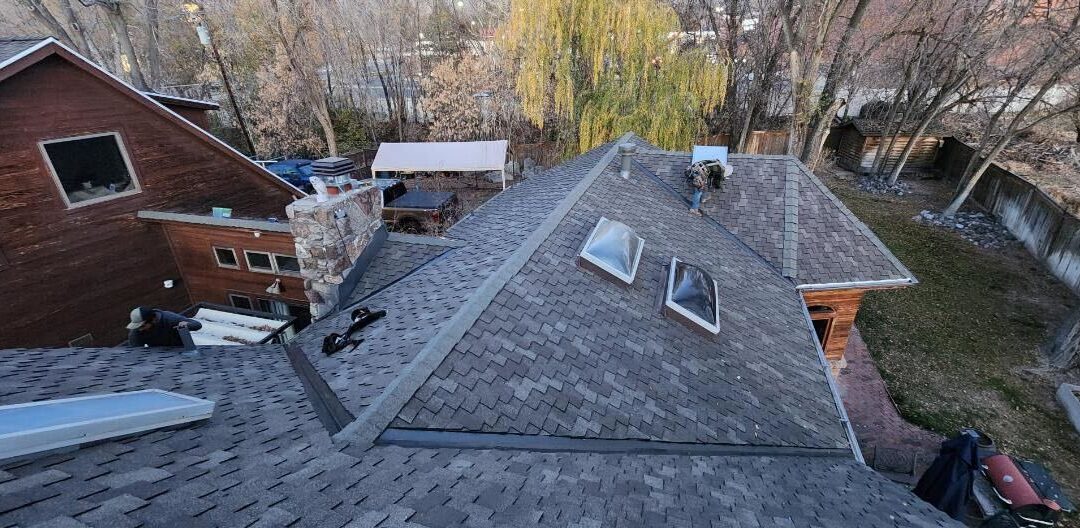 Roof Tear-Off Completed on Pine Crest Canyon Road in Salt Lake City, Utah.