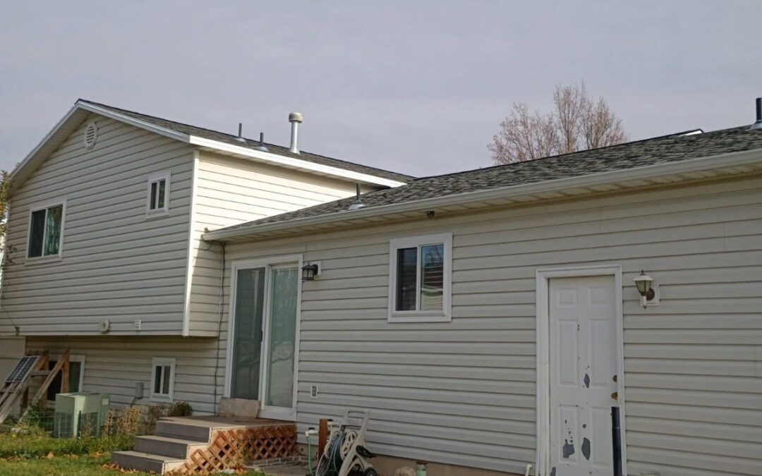 Roof Replacement Using CertainTeed Landmark Cobblestone Gray in Lehi, Utah.