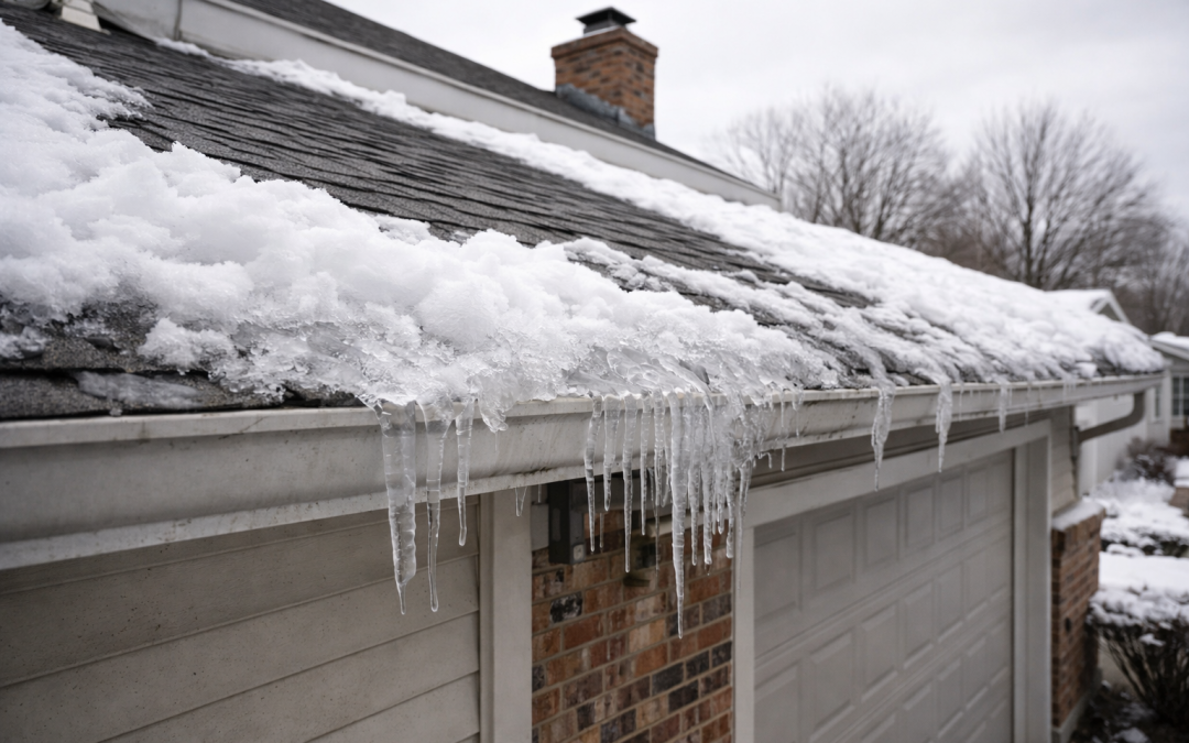 Ice Dams: Why They Form and How They Damage Roofs in Utah.