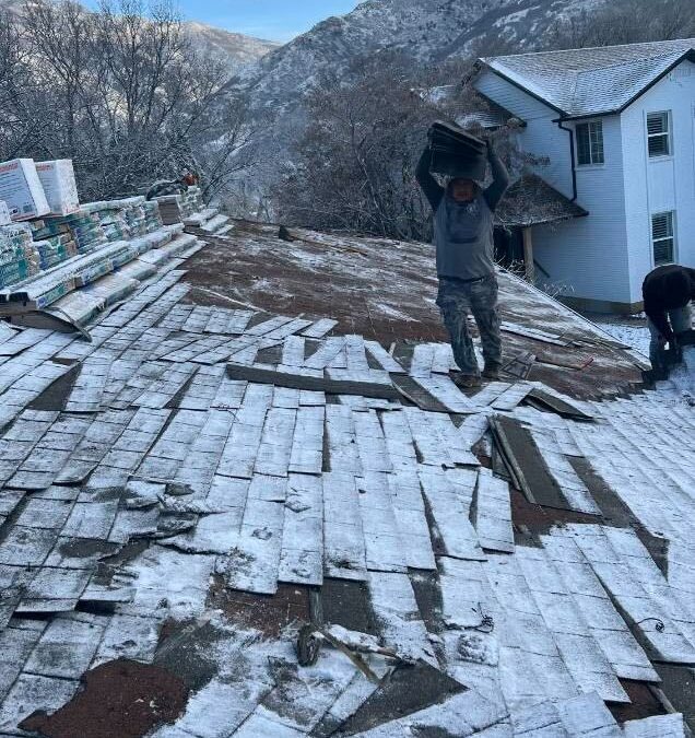 Complete Tear-Off & New Roof Installation in South Weber, Utah.