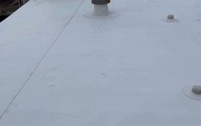 New TPO Roof Installed on a Mobile Home
