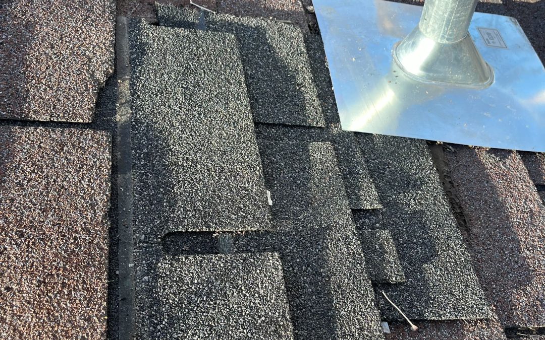 Roof Hole Repair and Power Mast Flashing Installation