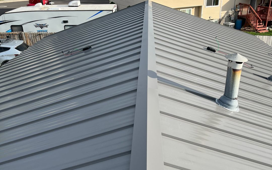 New Standing Seam Metal Roof Installed in Tooele, Utah.