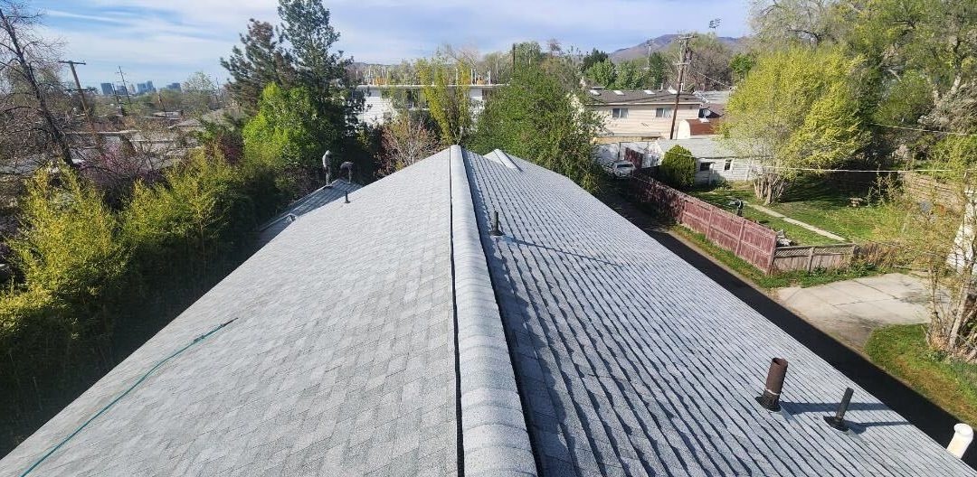 New CertainTeed Landmark Silver Birch Roof Installed in Salt Lake City, Utah.