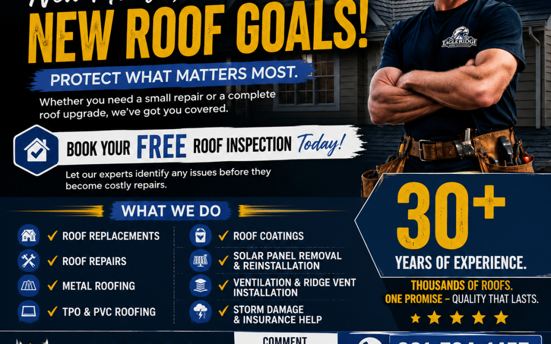 New Month. New Roof Goals. Start With a Free Inspection.