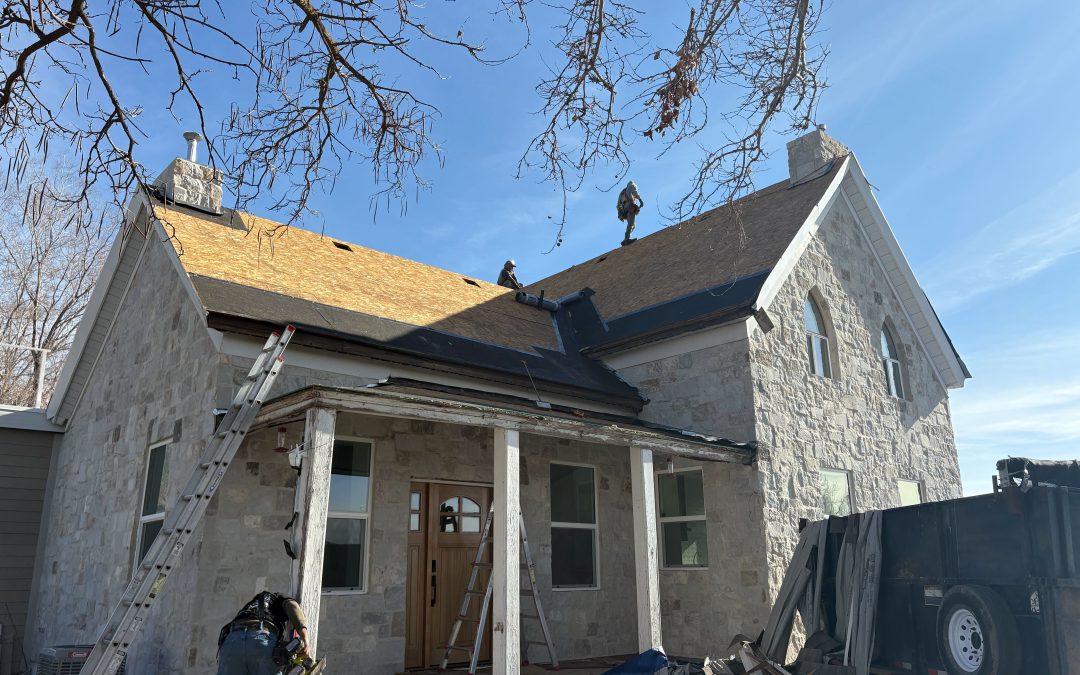 New Standing Seam Metal Roof Installation in Layton, Utah with New Soffit & Fascia