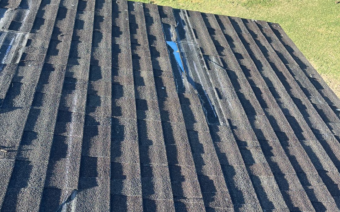 Wind-Damaged Shingles Replaced on a Shop in Hooper, Utah — Insurance Covered the Cost