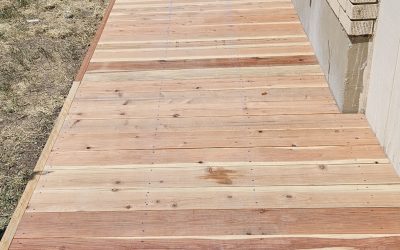 Custom Wood Boardwalk Installation Completed in Heber City, Utah.